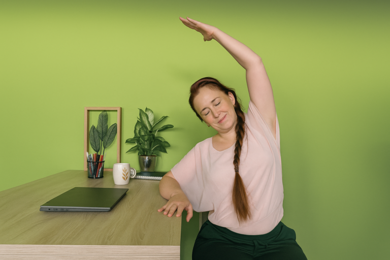 15 Minuten Yin Yoga im Büro